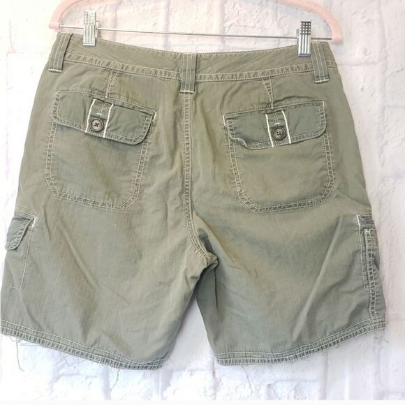 EDDIE BAUER Hiking Cargo Shorts Pine Green Women's 8 - Picture 7 of 7